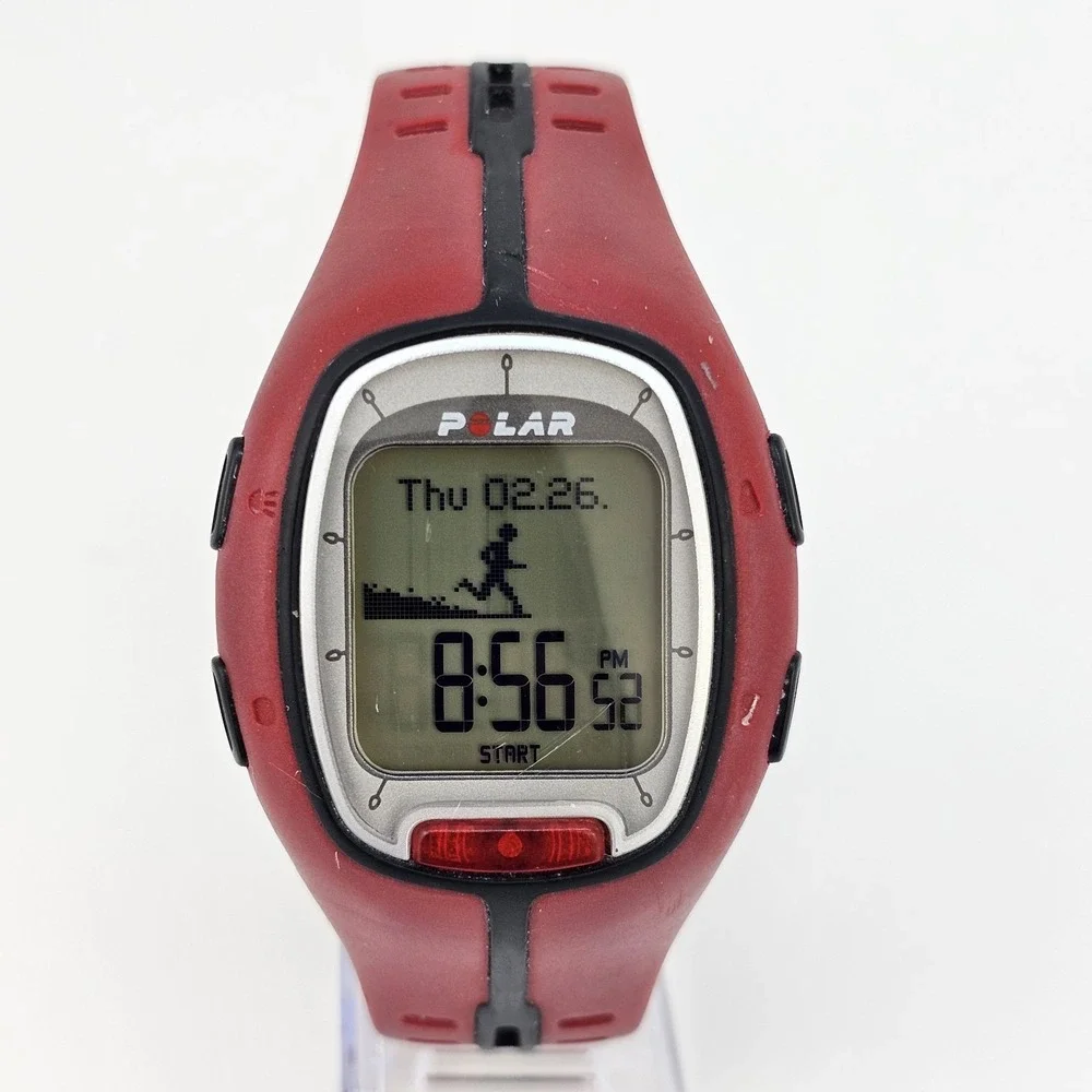 Polar RS 200 Heart Rate Monitor Fitness Activity Tracker Unisex Watch NewBattery